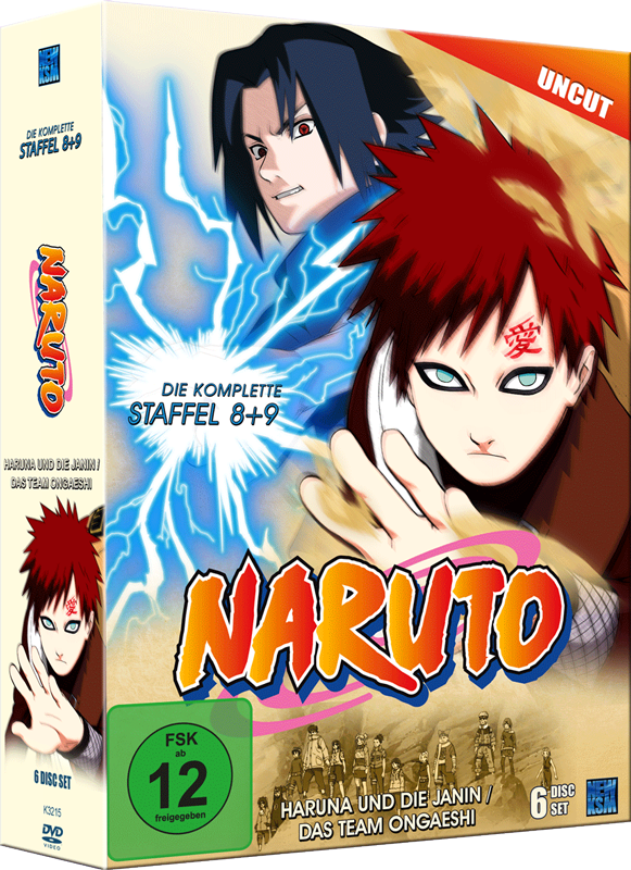 Naruto - Staffel 8 & 9: Haruna und die Janin / Das Team Ongaeshi (Folge 184-220, uncut) [DVD] Image 7