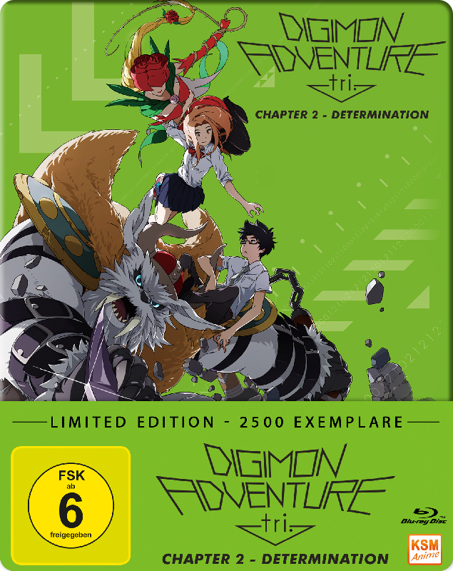 Digimon Adventure tri. Chapter 2 - Determination im FuturePak Blu-ray Cover Digimon Adventure tri. Chapter 2 - Determination im FuturePak Blu-ray Cover