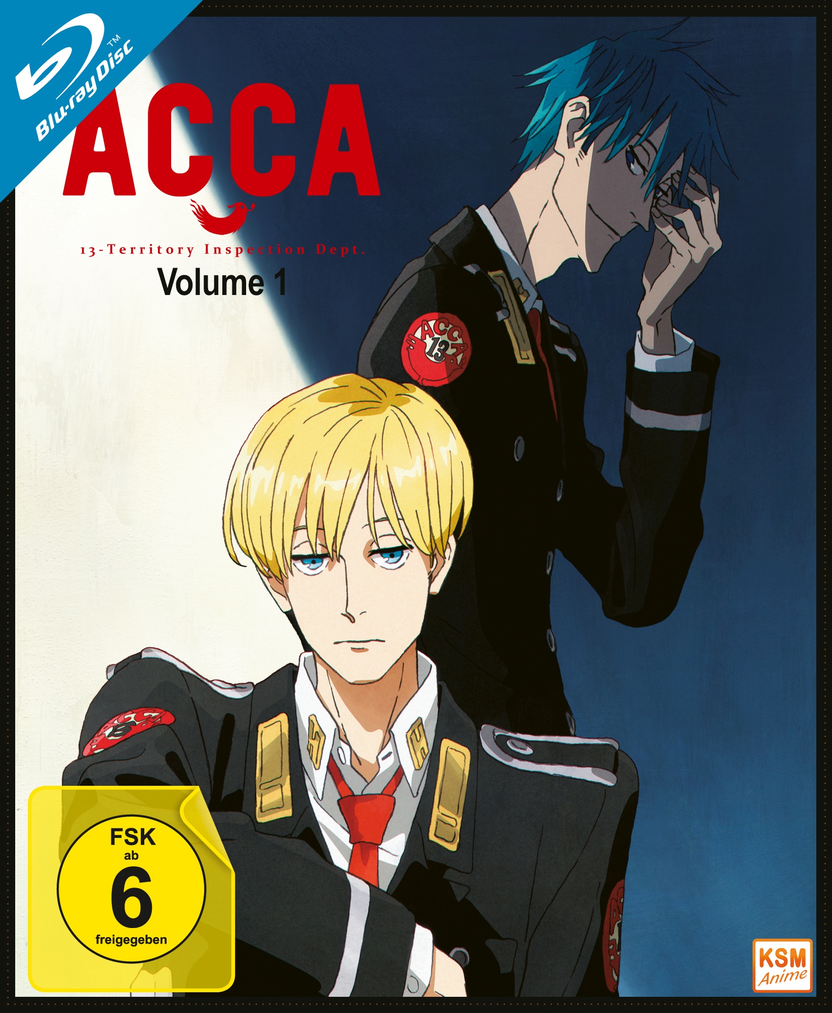 ACCA: 13 Territory Inspection Dept. - Volume 1: Episode 01-04 Blu-ray Cover ACCA: 13 Territory Inspection Dept. - Volume 1: Episode 01-04 Blu-ray Cover