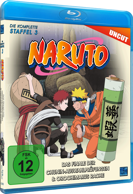 Naruto - Staffel 3: Das Finale der Chunin-Auswahlprüfungen & Orochimarus Rache (Episoden 53-80, uncut) Blu-ray Image 2