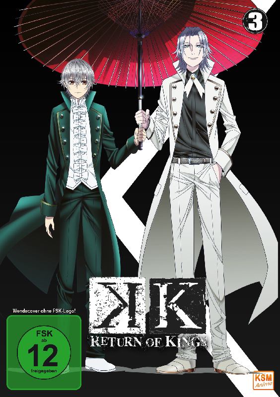 K - Return of Kings - Volume 3: Episode 10-13 [DVD] Cover