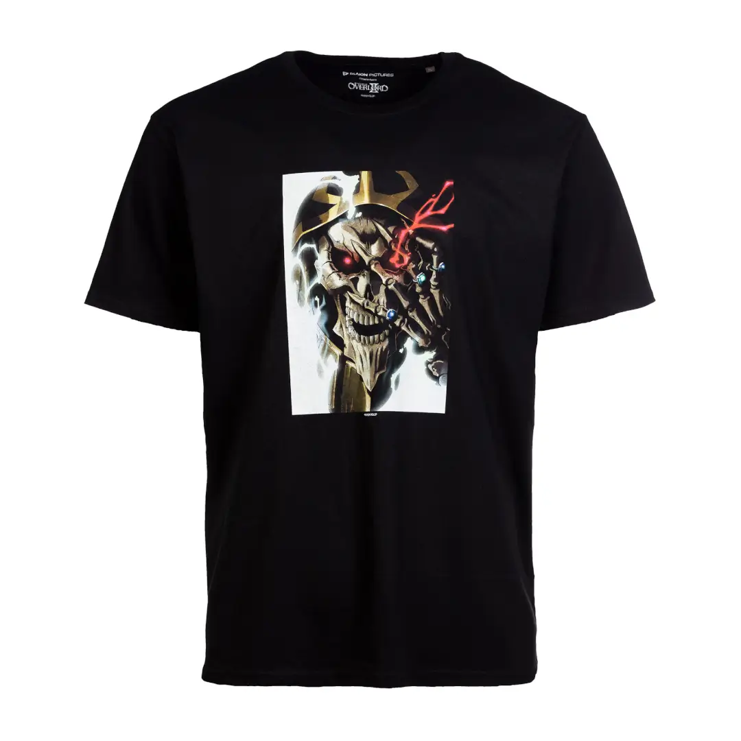 Overlord 2 Momonga Tee Black Cover Overlord 2 Momonga Tee Black Cover