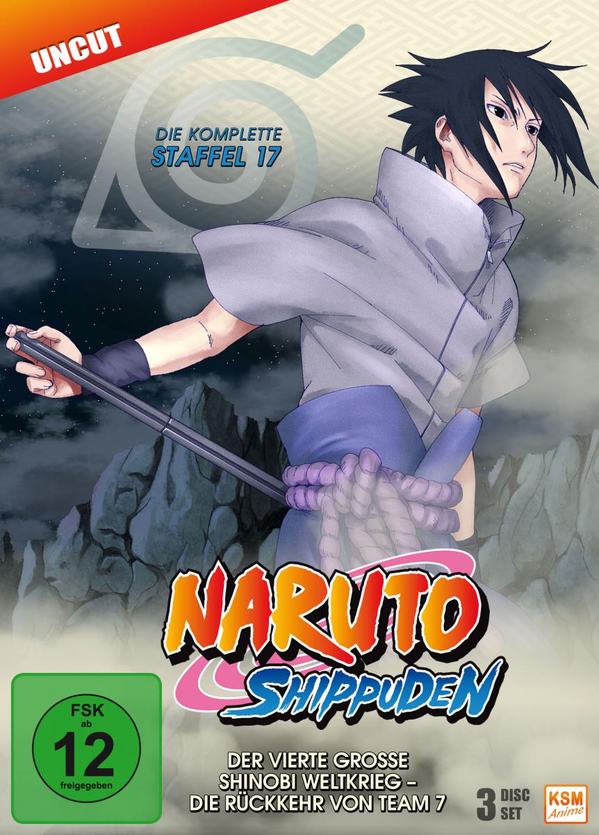Naruto Shippuden - Staffel 17: Episode 582-592 (uncut) [DVD] Cover