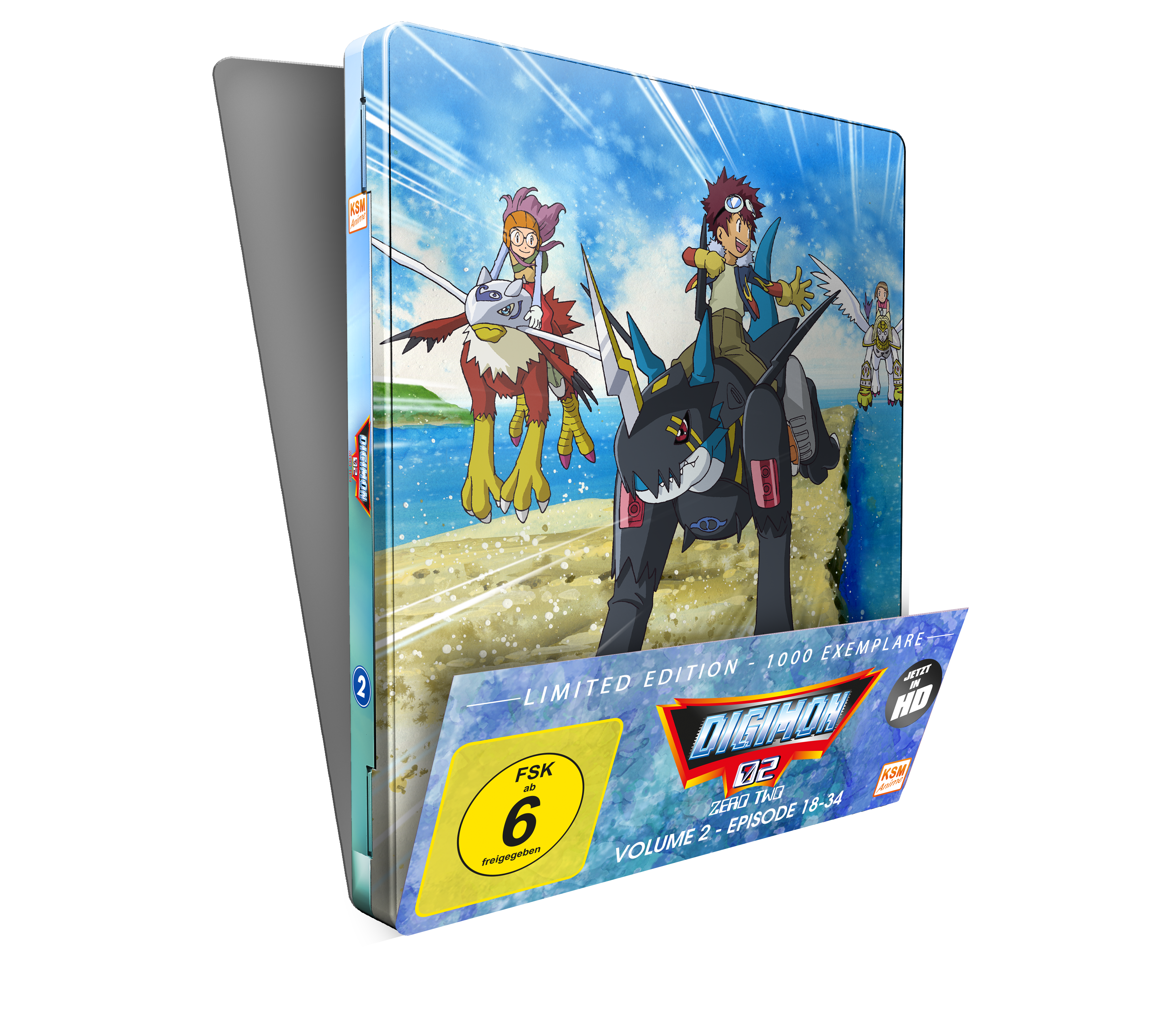 Digimon Adventure 02 - Volume 2 - Limited Edition: Episode 18-34 im FuturePak [Blu-ray] Thumbnail 3