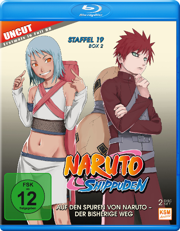 Naruto Shippuden - Staffel 19 Box 2: Episode 624-633 (uncut) Blu-ray Cover