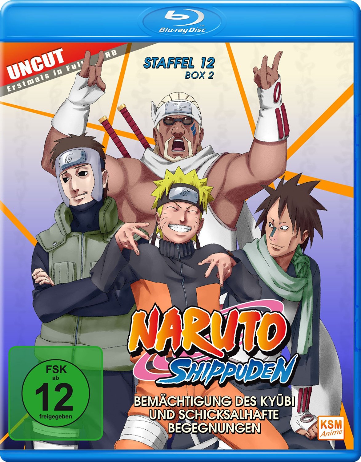 Naruto Shippuden - Staffel 12 Box 2: Episode 481-495 (uncut) Blu-ray Cover