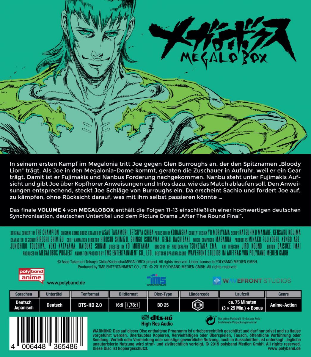 Megalobox - Volume 4 Blu-ray Megalobox - Volume 4 Blu-ray