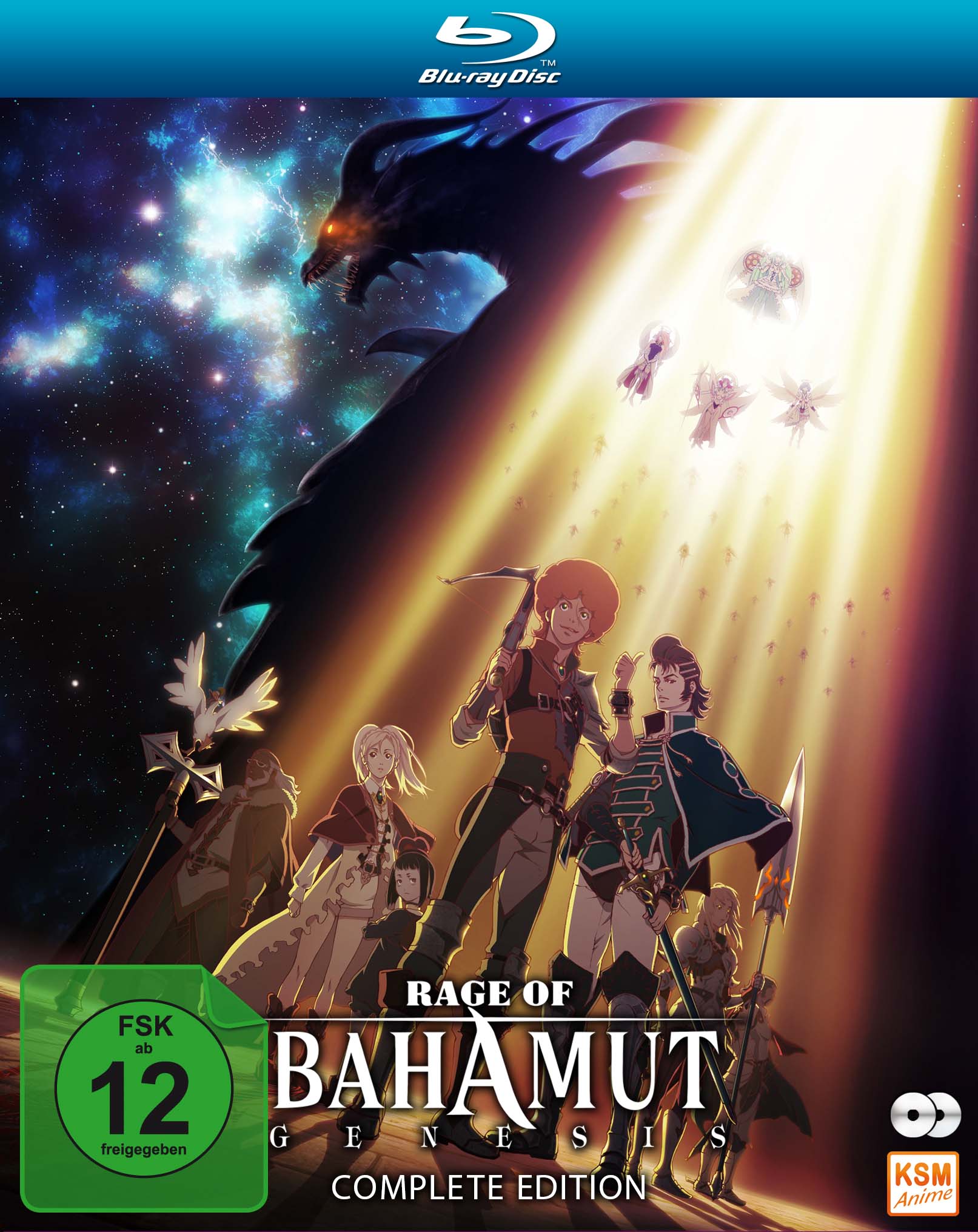 Rage of Bahamut: Genesis - Complete Edition Blu-ray Cover Rage of Bahamut: Genesis - Complete Edition Blu-ray Cover