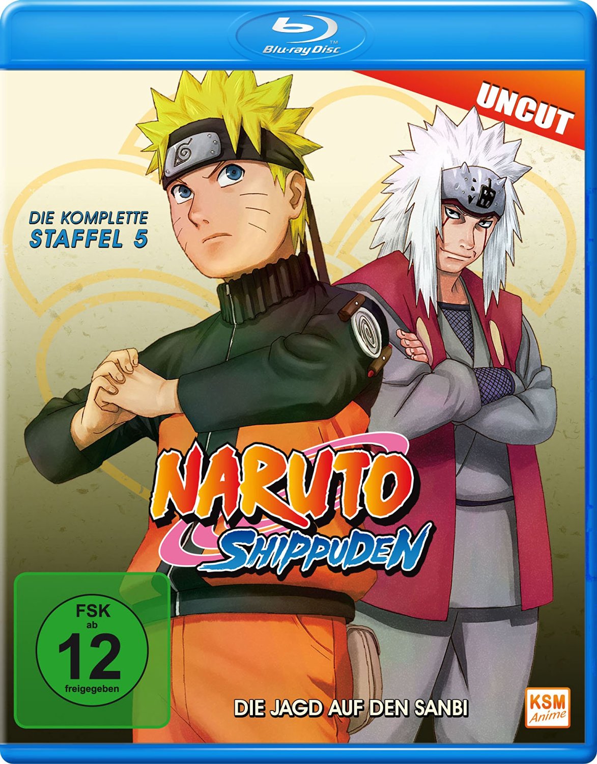 Naruto Shippuden - Staffel 5: Episode 309-332 (uncut) Blu-ray Cover