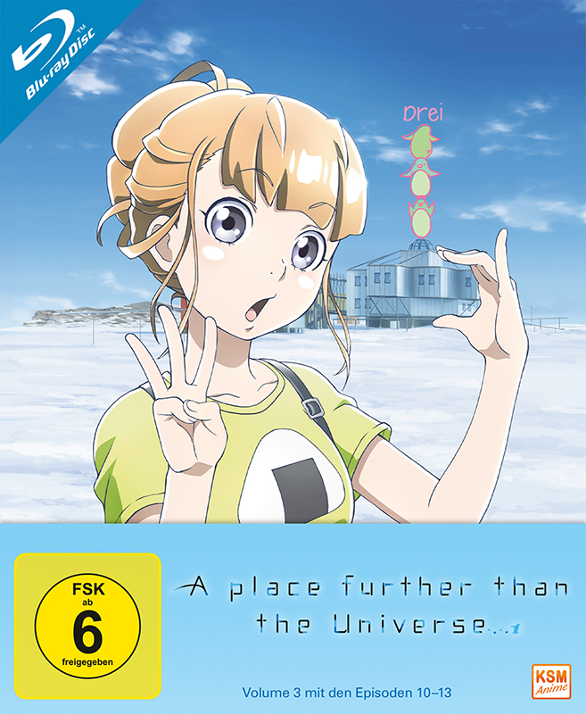 A place further than the Universe - Volume 3: Episode 10-13 Blu-ray Cover A place further than the Universe - Volume 3: Episode 10-13 Blu-ray Cover