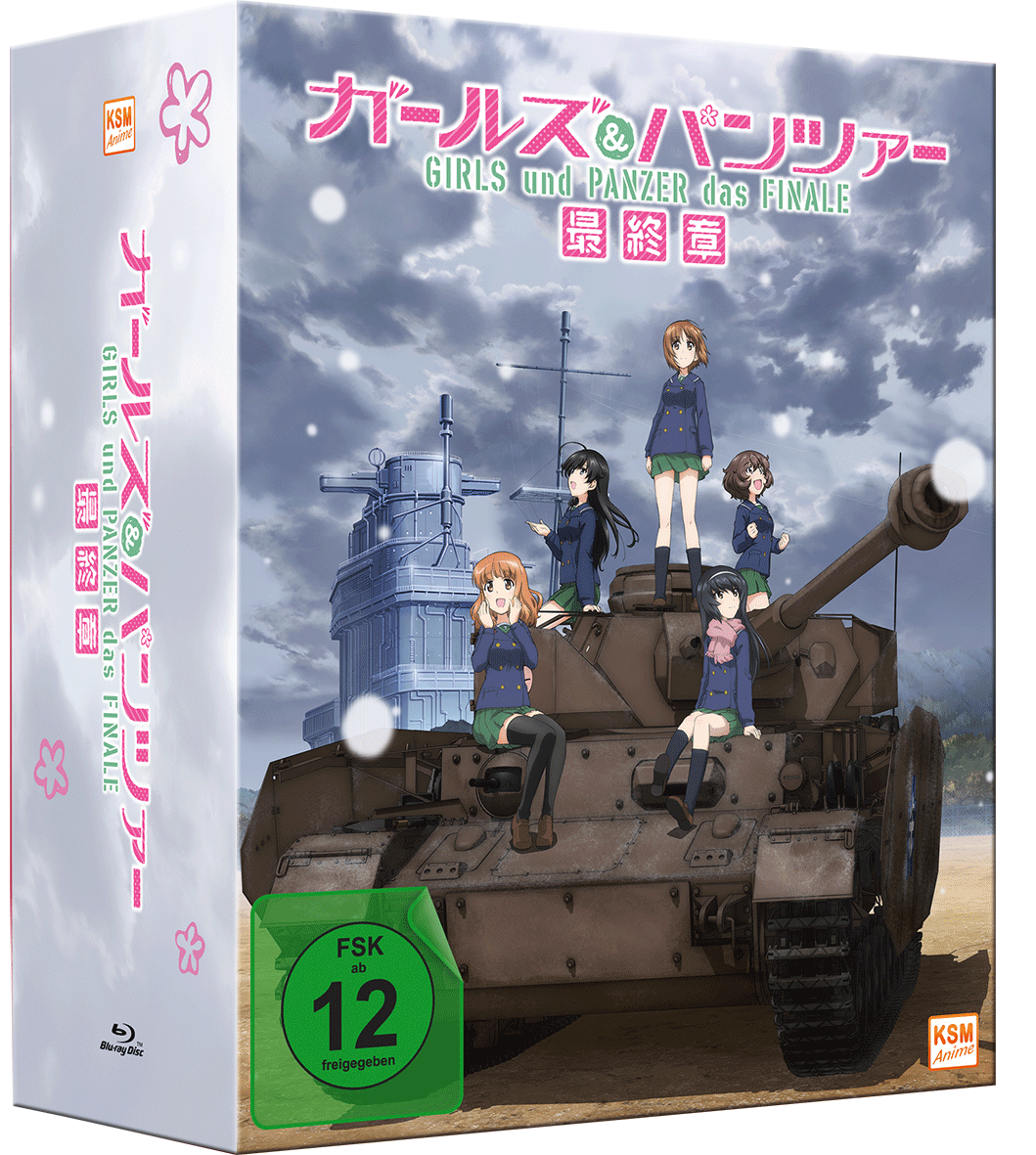 Girls & Panzer - Das Finale Teil 1 inkl. Sammelschuber Blu-ray Cover