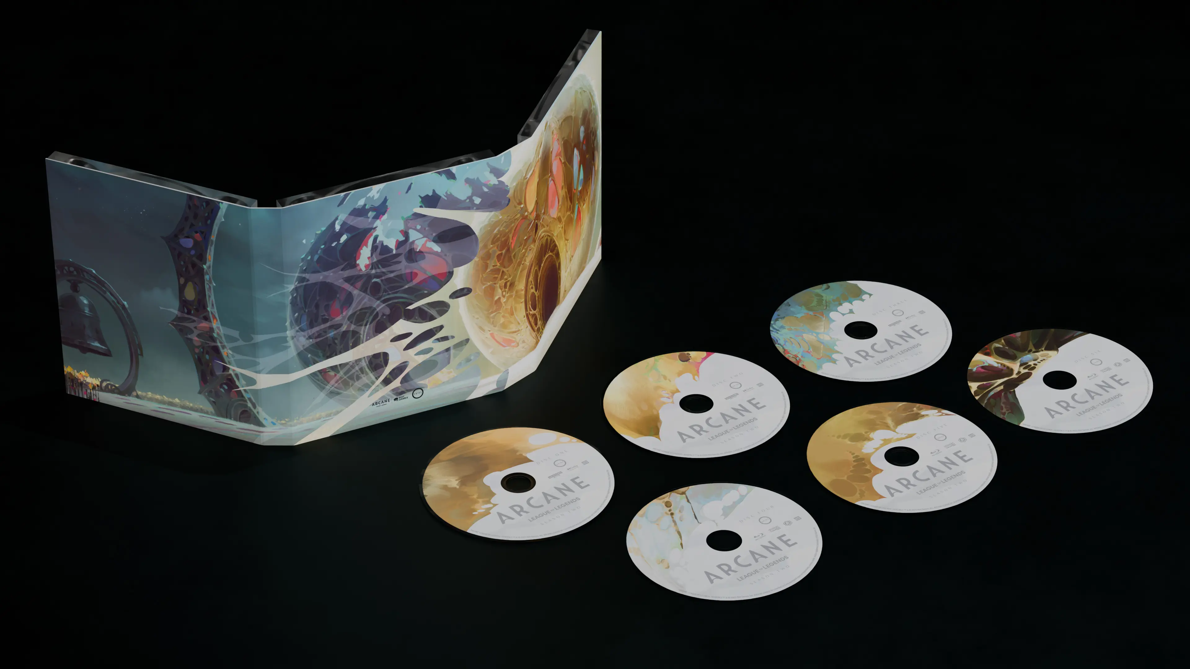 Arcane - League of Legends: Staffel 2 (Deluxe Edition, 3 4K-UHDs+3 Blu-rays) (exkl. Shop)