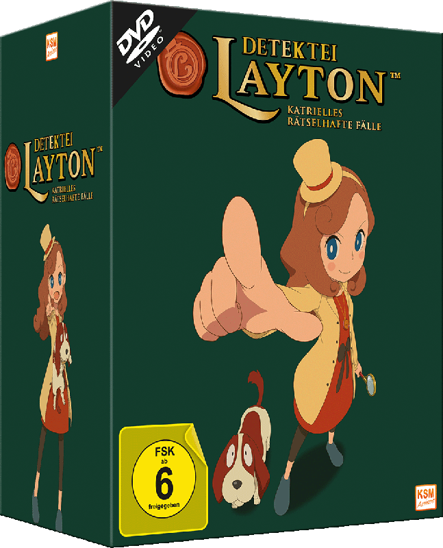 Detektei Layton - Katrielles rätselhafte Fälle - Volume 1: Episode 01-10 inkl. Sammelschuber [DVD] Image 10