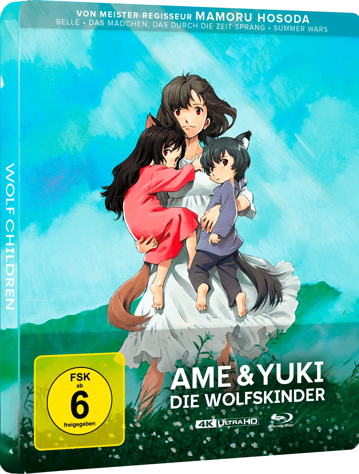 Ame & Yuki - Die Wolfskinder - Limited Steelbook [4K-UHD + Blu-ray]