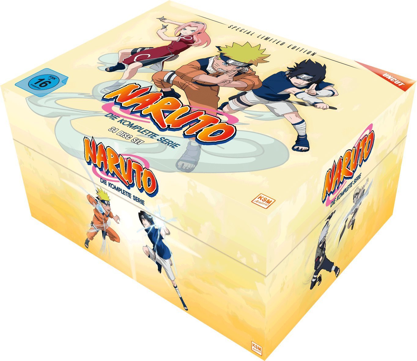 Naruto - Gesamt-Box (Special Limited Edition mit 8 Postkarten) [DVD] Image 2