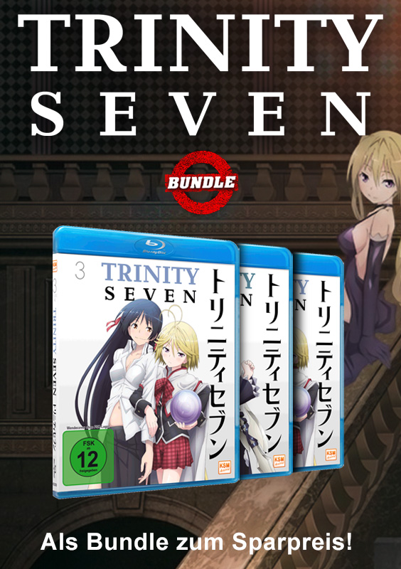 Trinity Seven - Die Serie im Spar-Bundle (Episode 01-12) [Blu-ray]