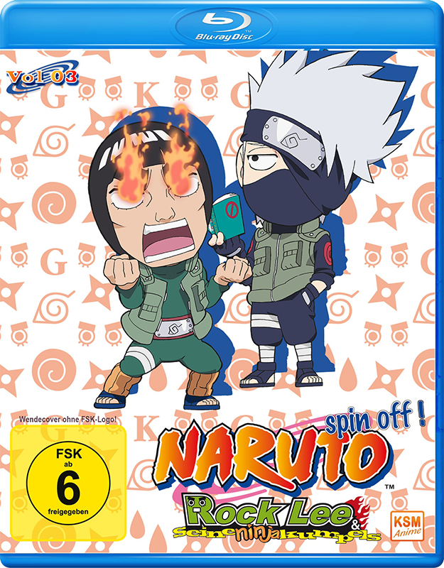 Naruto - Spin- Off! - Rock Lee und seine Ninja Kumpels - Volume 3: Episode 27-39 Blu-ray Cover Naruto - Spin- Off! - Rock Lee und seine Ninja Kumpels - Volume 3: Episode 27-39 Blu-ray Cover