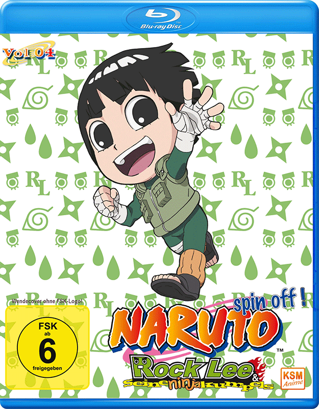 Naruto - Spin- Off! - Rock Lee und seine Ninja Kumpels - Volume 4: Episode 40-51 Blu-ray Cover Naruto - Spin- Off! - Rock Lee und seine Ninja Kumpels - Volume 4: Episode 40-51 Blu-ray Cover