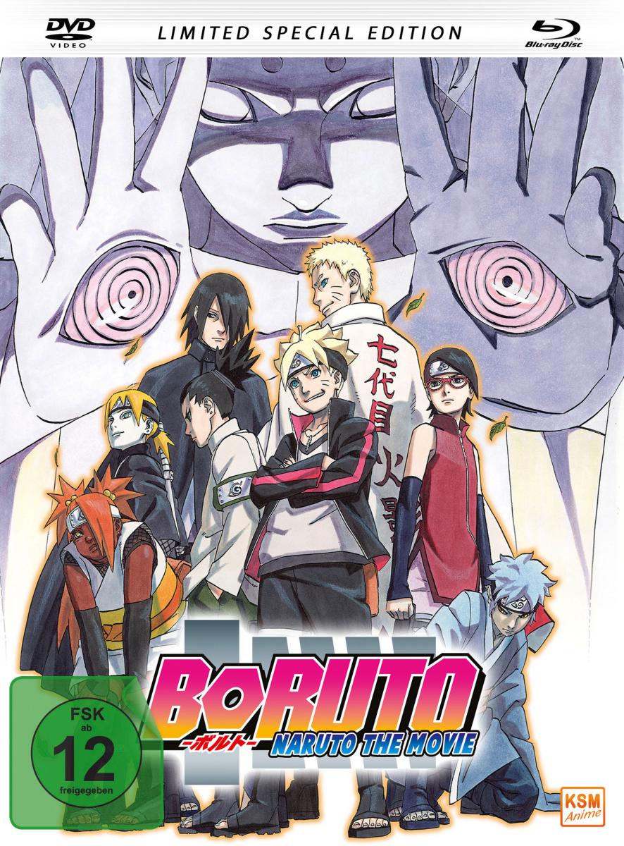 Boruto - Naruto The Movie - Mediabook - Limited Special Edition [DVD + Blu-ray] Cover