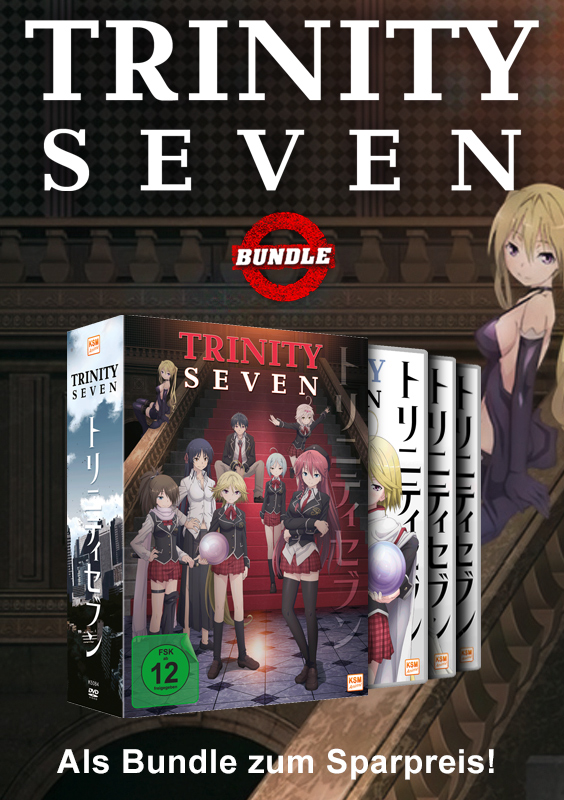 Trinity Seven - Die Serie im Spar-Bundle mit Sammelschuber (Episode 01-12) [DVD]