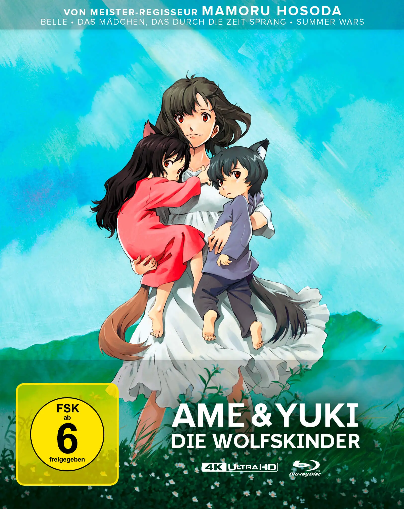 Ame & Yuki - Die Wolfskinder - Limited Steelbook [4K-UHD + Blu-ray]