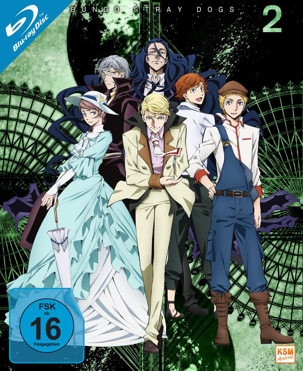 Bungo Stray Dogs - Gesamtedition Staffel 2: Episode 01-12 Blu-ray Cover Bungo Stray Dogs - Gesamtedition Staffel 2: Episode 01-12 Blu-ray Cover