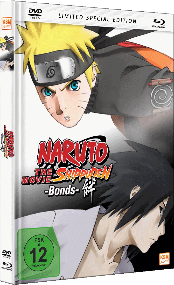 Naruto Shippuden - The Movie 2: Bonds - Mediabook - Limited Special Edition [DVD + Blu-ray] Image 2
