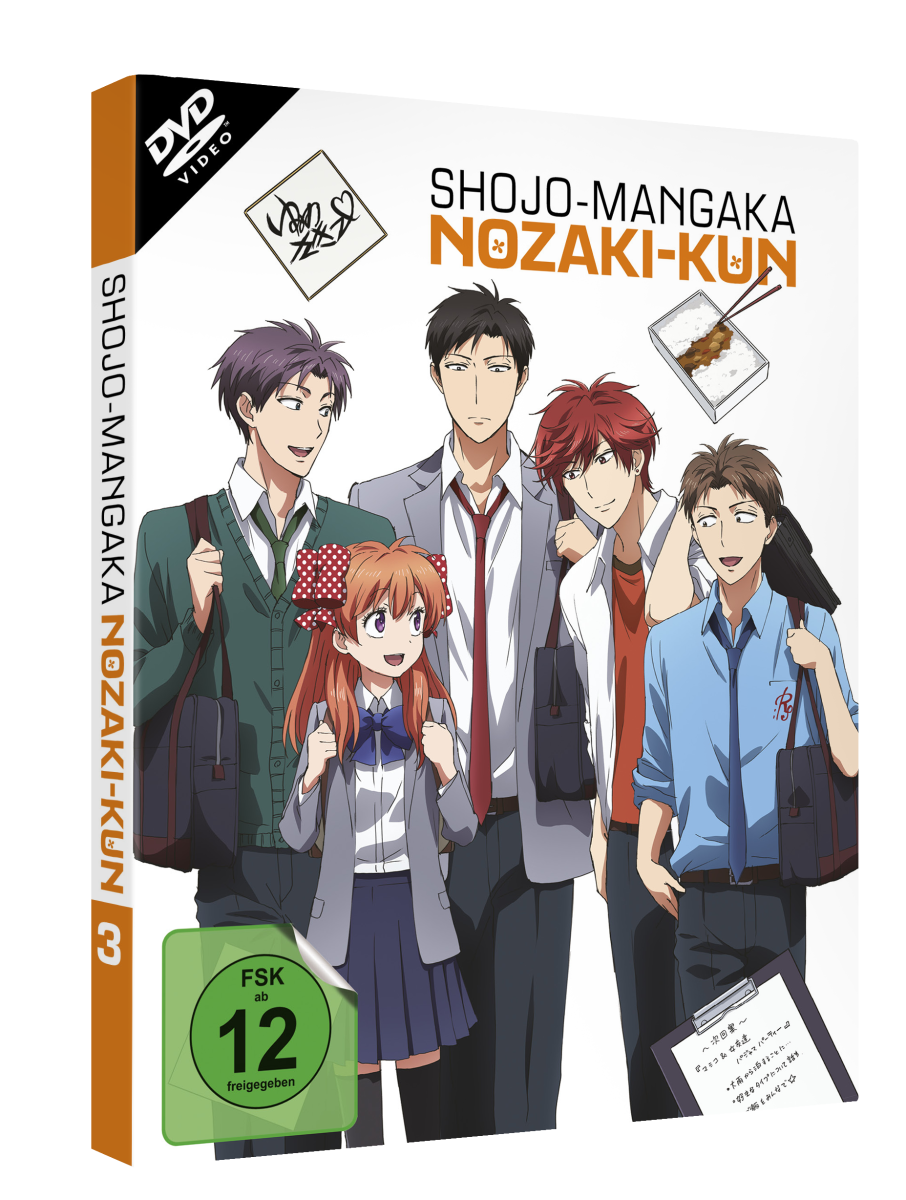 Shojo-Mangaka Nozaki-kun - Volume 3: Episode 9-12 inkl. Sammelschuber [DVD] Image 2