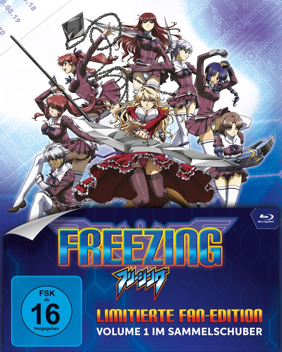 Freezing - Vol. 1: Episode 1-6 + OVA mit Sammelschuber [Blu-ray]
