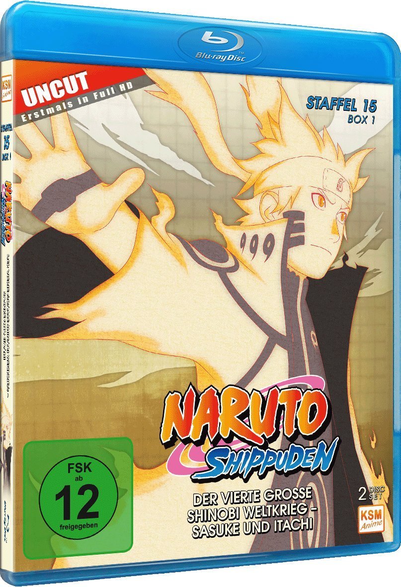 Naruto Shippuden - Staffel 15 Box 1: Episode 541-554 (uncut) Blu-ray Naruto Shippuden - Staffel 15 Box 1: Episode 541-554 (uncut) Blu-ray