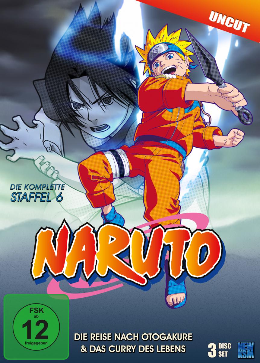 Naruto - Staffel 6: Die Reise nach Otogakure & Das Curry des Lebens (Episoden 136-157, uncut) [DVD]