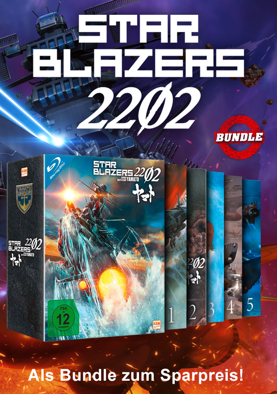 Star Blazers 2202 - Space Battleship Yamato - Das Komplettbundle  [Blu-ray]