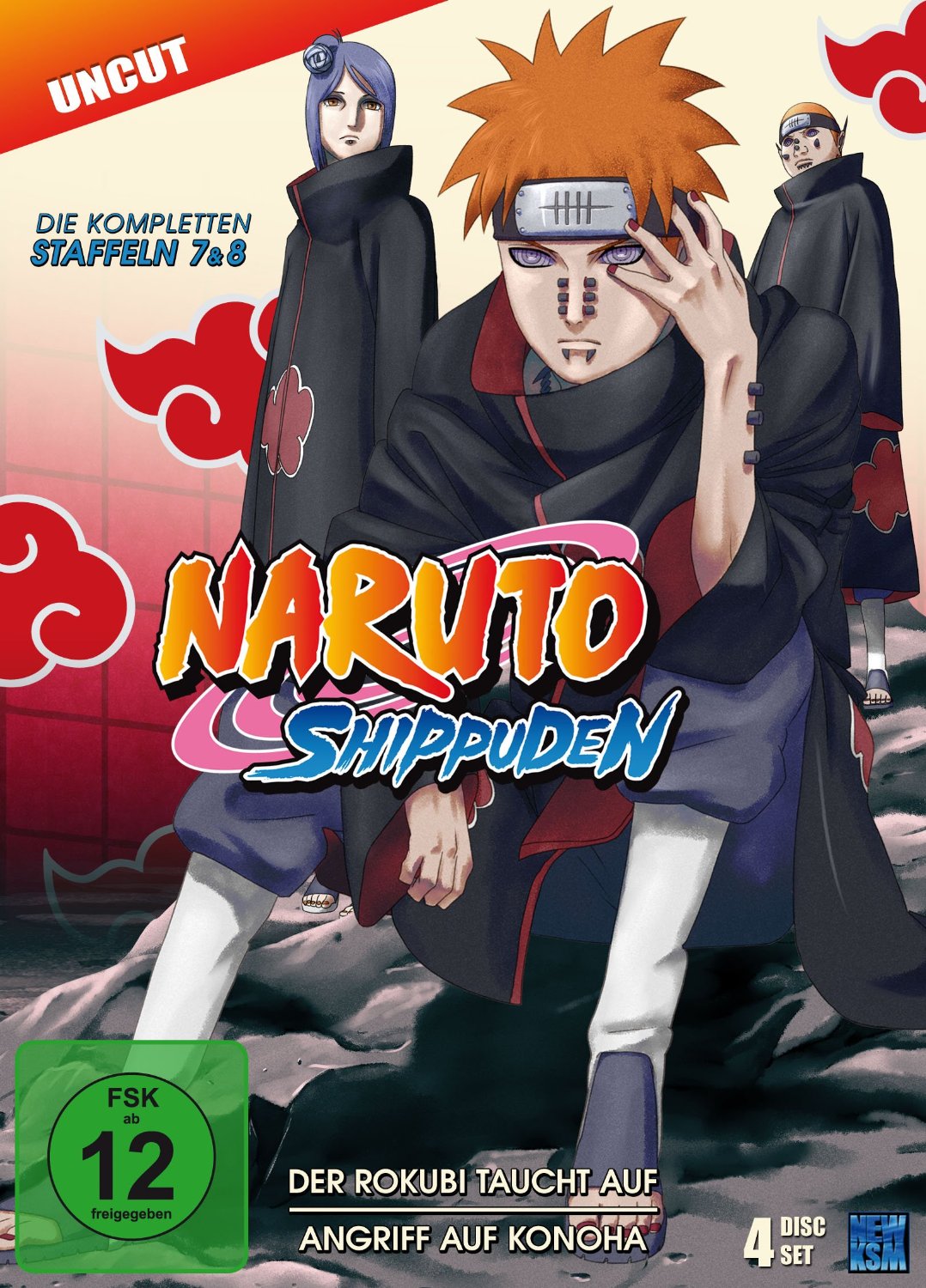 Naruto Shippuden - Staffel 7+8 : Episode 364-395 (uncut) [DVD] Cover