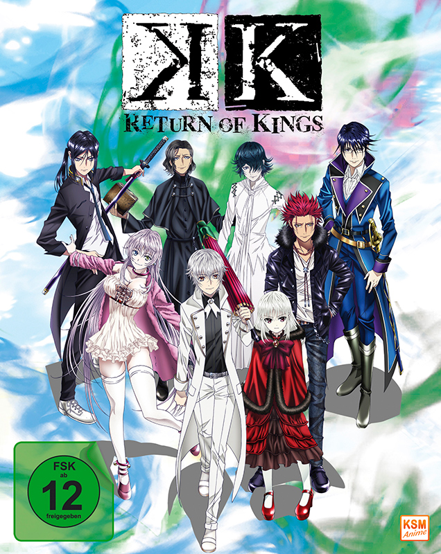 K - Return of Kings - Volume 1: Episode 01-05 inkl. Sammelschuber Blu-ray Cover