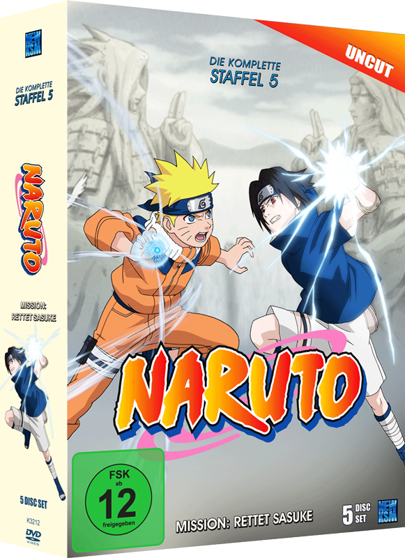 Naruto - Staffel 5: Mission Rettet Sasuke (Episoden 107-135, uncut) [DVD] Image 2