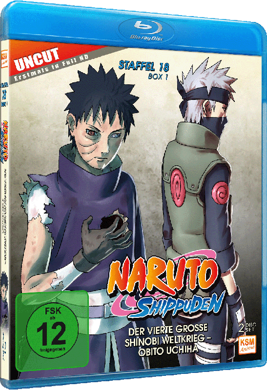 Naruto Shippuden - Staffel 18 Box 1: Episode 593-602 (uncut) Blu-ray Naruto Shippuden - Staffel 18 Box 1: Episode 593-602 (uncut) Blu-ray