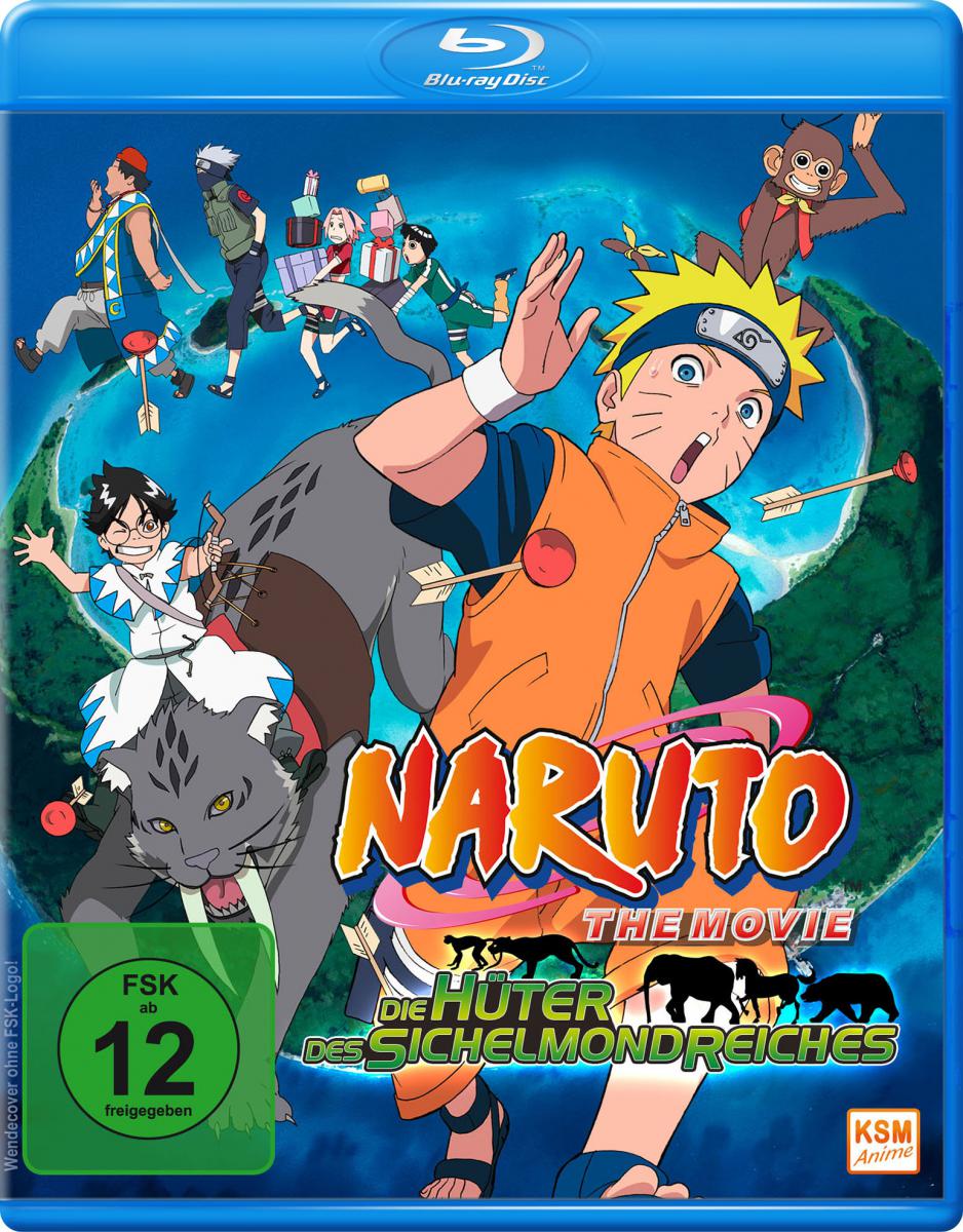 Naruto - The Movie 3: Die Hüter des Sichelmondreiches Blu-ray Cover Naruto - The Movie 3: Die Hüter des Sichelmondreiches Blu-ray Cover