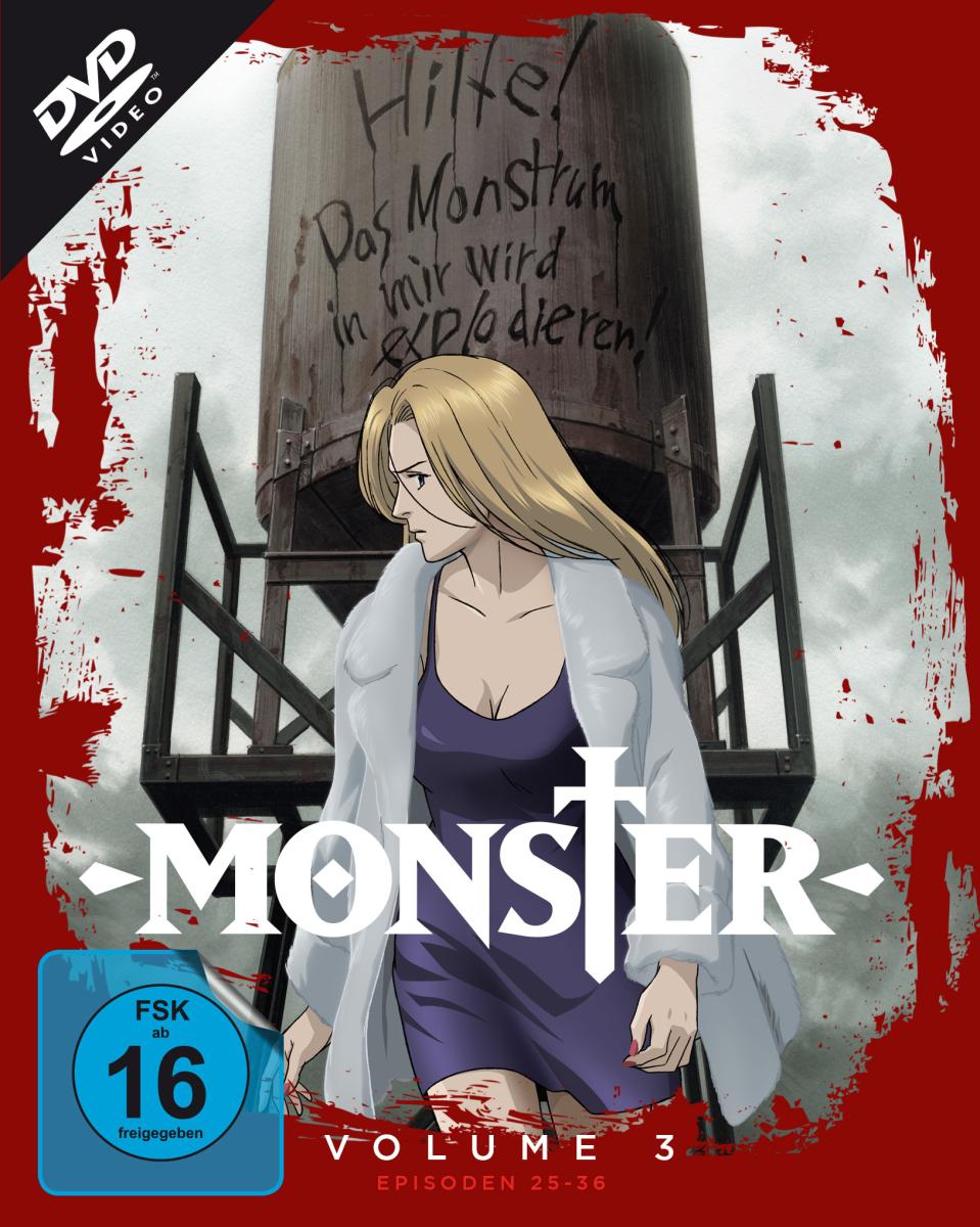 MONSTER - Volume 3: Episode 25-36 im Steelbook [DVD] Cover