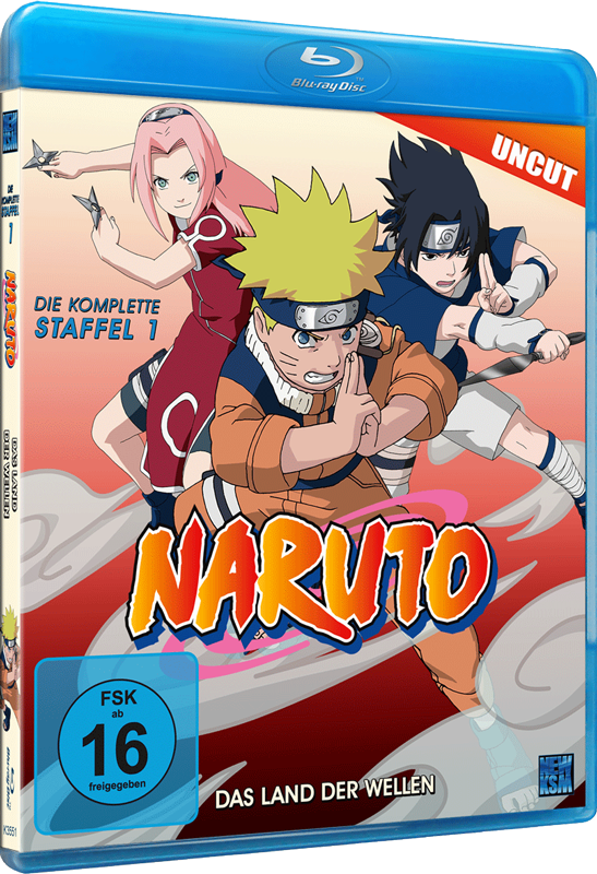 Naruto - Staffel 1: Das Land der Wellen (Episoden 1-19, uncut) Blu-ray Naruto - Staffel 1: Das Land der Wellen (Episoden 1-19, uncut) Blu-ray