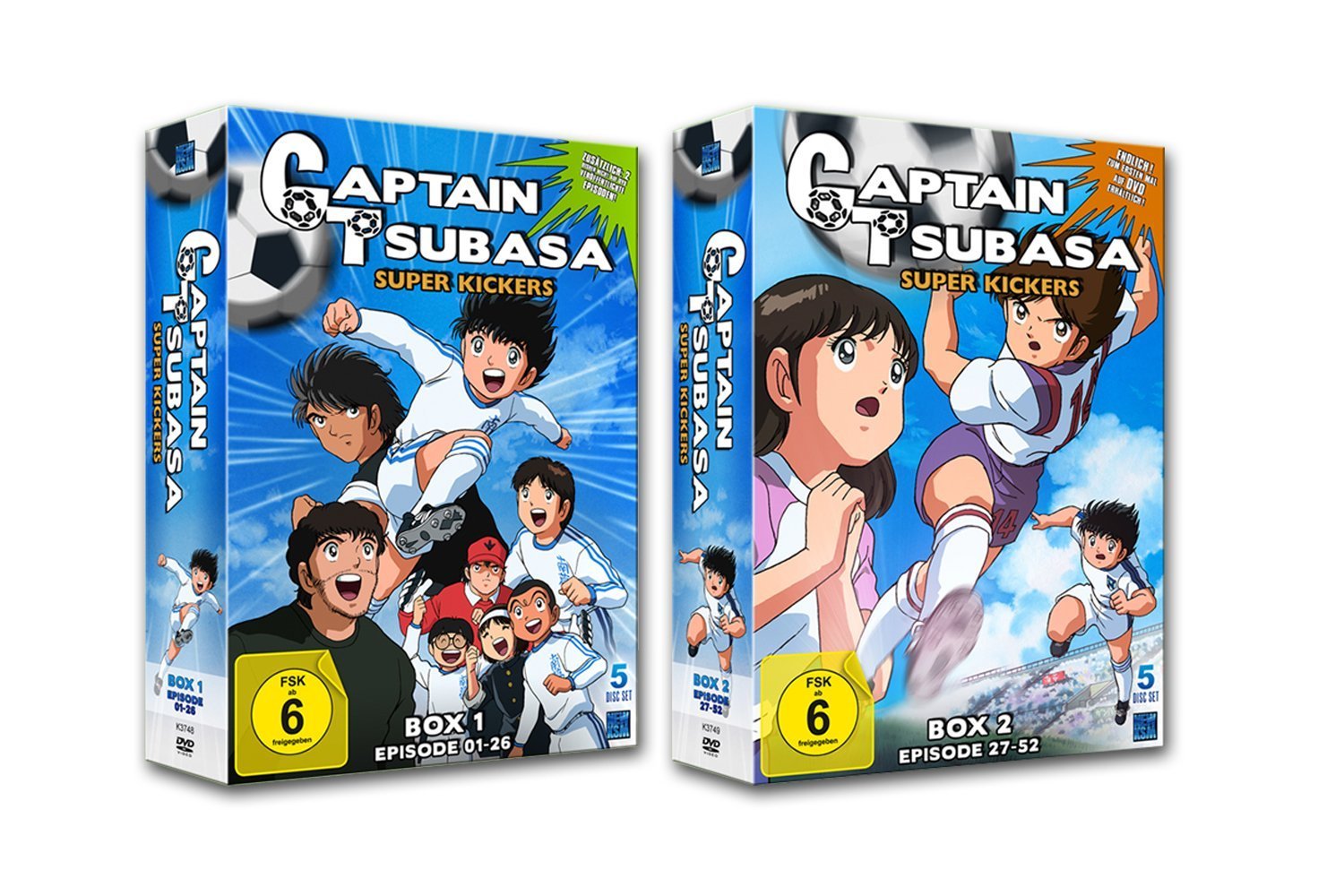 Captain Tsubasa - Gesamt Edition: Episode 01-52 [DVD]