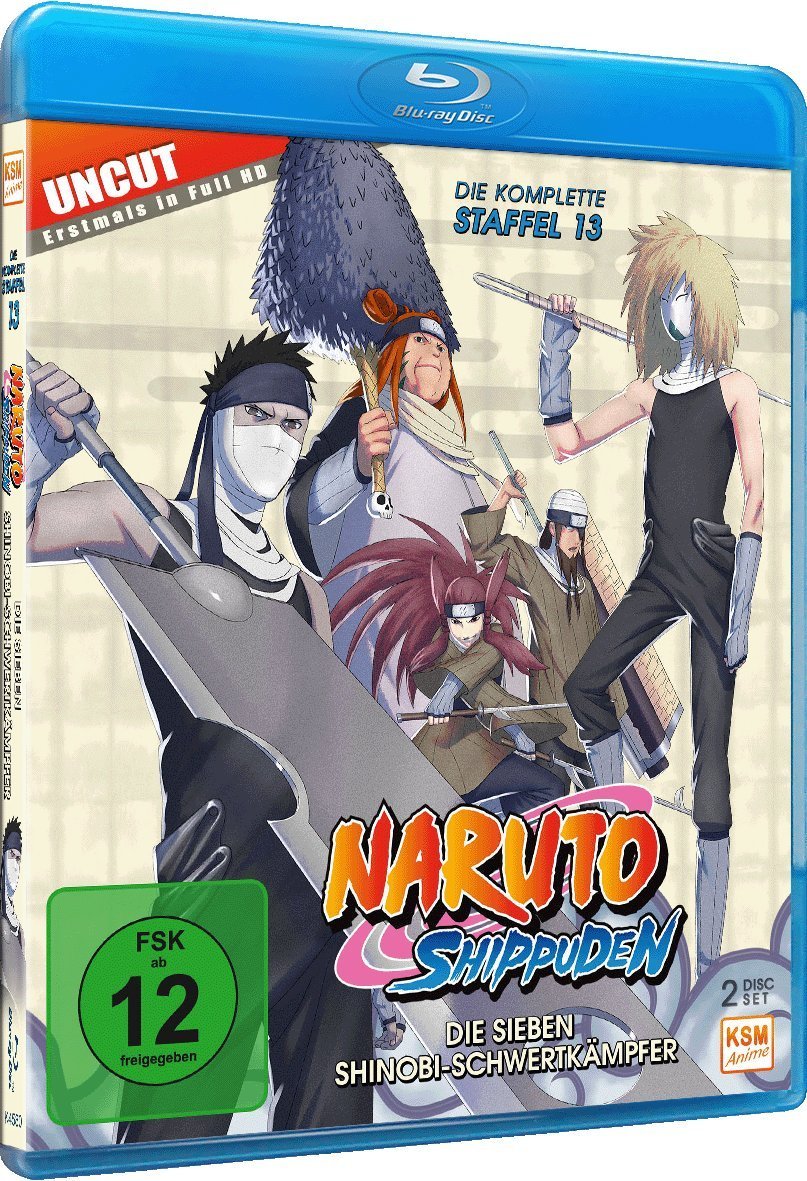 Naruto Shippuden - Staffel 13: Epsiode 496-509 (uncut) Blu-ray Naruto Shippuden - Staffel 13: Epsiode 496-509 (uncut) Blu-ray
