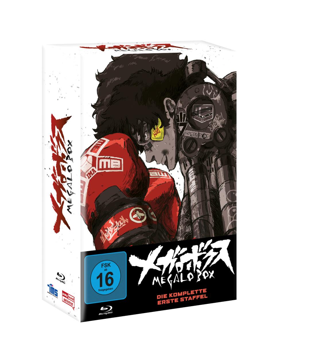 Megalo Box - Die komplette 1. Staffel inkl. Sammelschuber Blu-ray Cover Megalo Box - Die komplette 1. Staffel inkl. Sammelschuber Blu-ray Cover