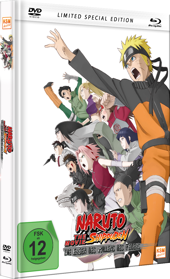 Naruto Shippuden - The Movie 3: Die Erben des Willens des Feuers (2009) - Mediabook [DVD + Blu-ray] Image 10