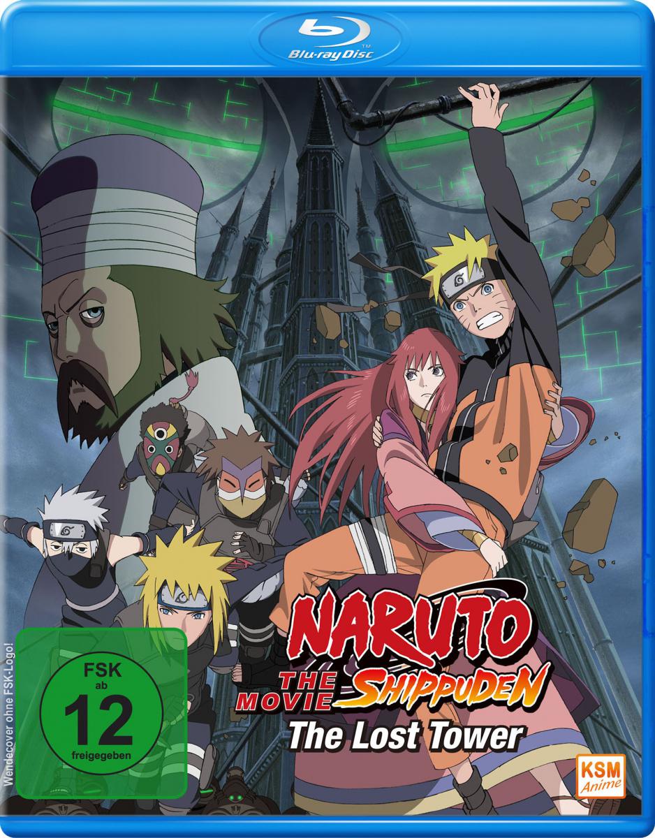 Naruto Shippuden - The Movie 4: The Lost Tower Blu-ray Cover