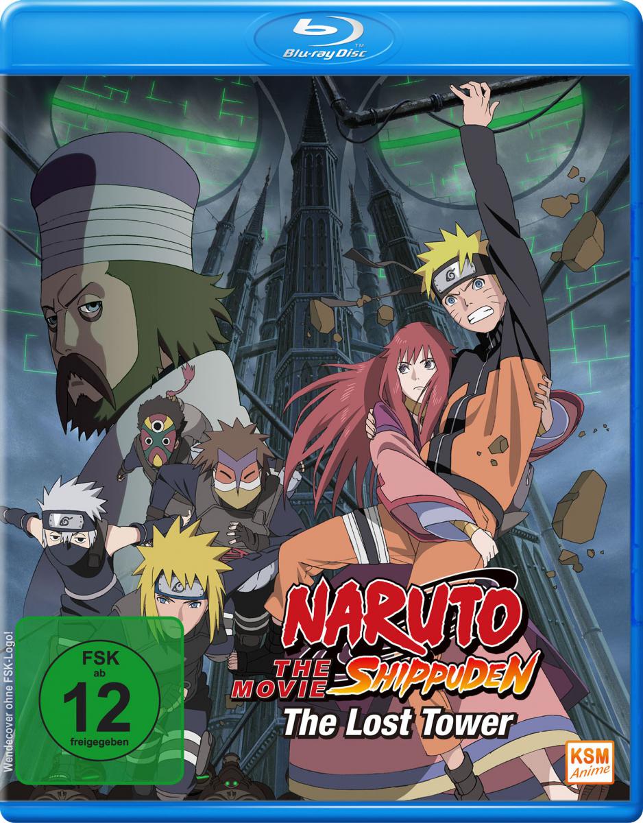 Naruto Shippuden - The Movie 4: The Lost Tower Blu-ray Cover Naruto Shippuden - The Movie 4: The Lost Tower Blu-ray Cover
