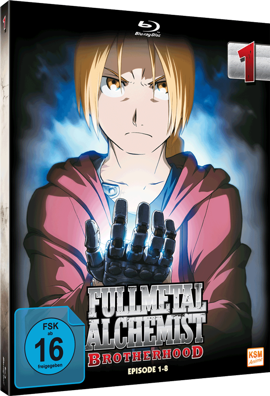 Fullmetal Alchemist: Brotherhood - Volume 1: Episode 01-08 (Limited Edition) Blu-ray Fullmetal Alchemist: Brotherhood - Volume 1: Episode 01-08 (Limited Edition) Blu-ray