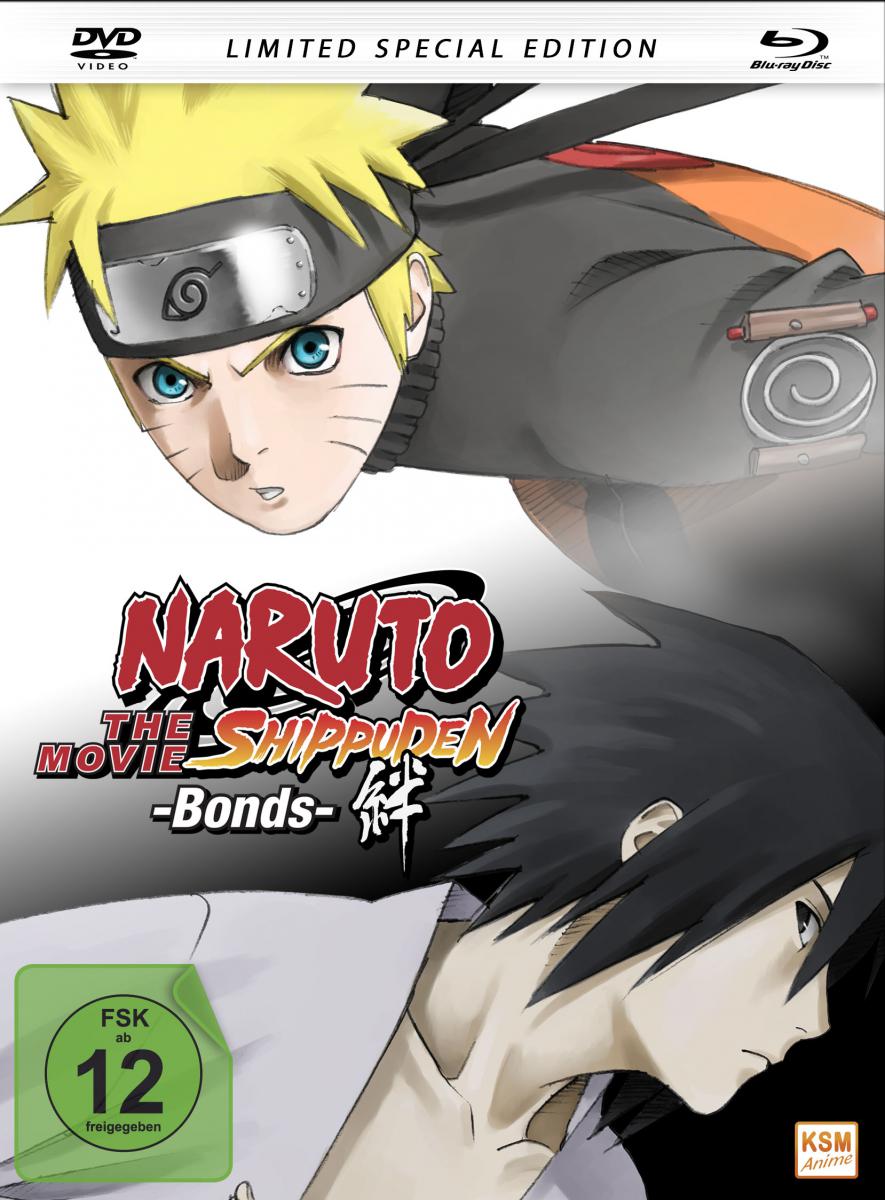 Naruto Shippuden - The Movie 2: Bonds - Mediabook - Limited Special Edition [DVD + Blu-ray] Cover