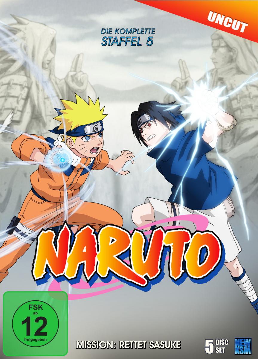 Naruto - Staffel 5: Mission Rettet Sasuke (Episoden 107-135, uncut) [DVD]