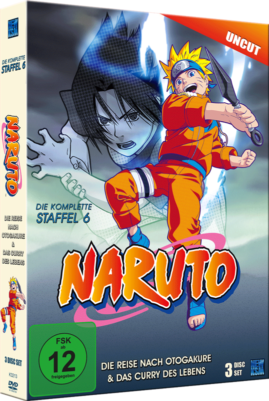 Naruto - Staffel 6: Die Reise nach Otogakure & Das Curry des Lebens (Episoden 136-157, uncut) [DVD] Image 6