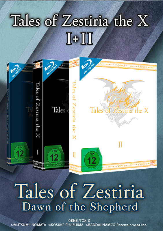 Komplettbundle Tales of Zestiria - The X (Staffel 1, Staffel 2, OVA) Blu-ray